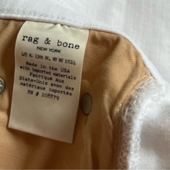 Rag & Bone - Stevie White Capri Jeans - Size 26 - Picture 8 of 9